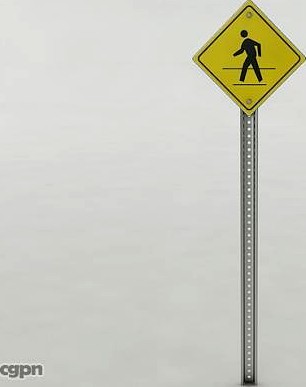 Pedestrian Crossing Sign3d model