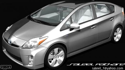 Toyota Prius 20103d model