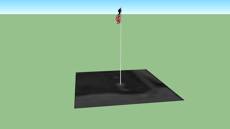 Enoch City US Flag Pole