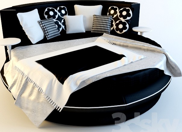 bed Letto AltaModa round