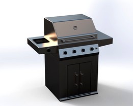 Patio grill BBQ
