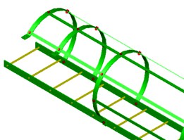 Escada marinheiro 3D em AutoCAD