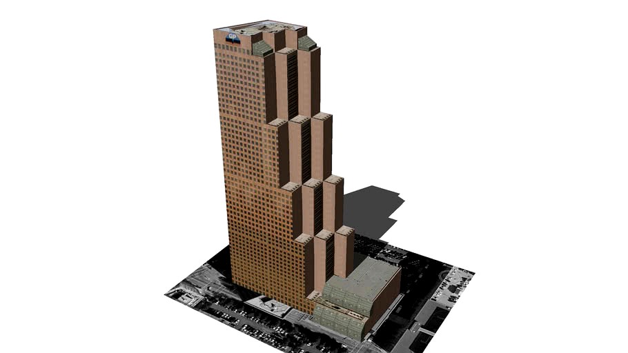 Model of the Georgia Pacific Building