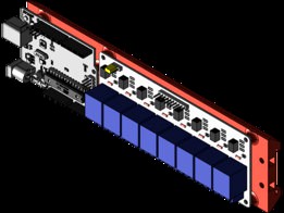 DIN rail mount for arduino UNO + 8 relay module