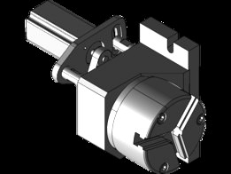 CNC Rotary Axis with harmonic gearhead