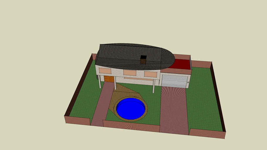 house with pool