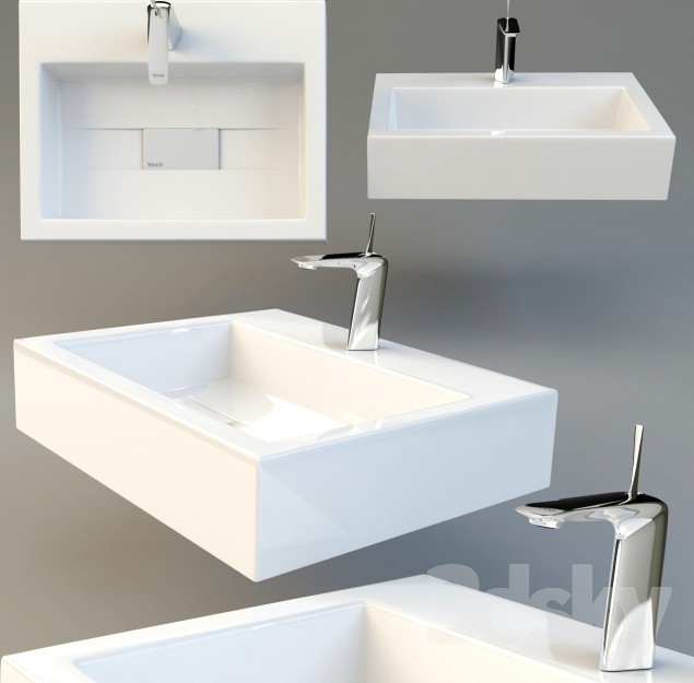 Sink and faucet teuco wilmotte teuco skidoo