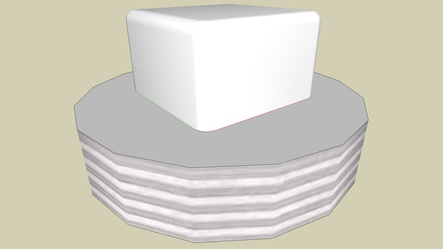 3' PVC cleanout plug