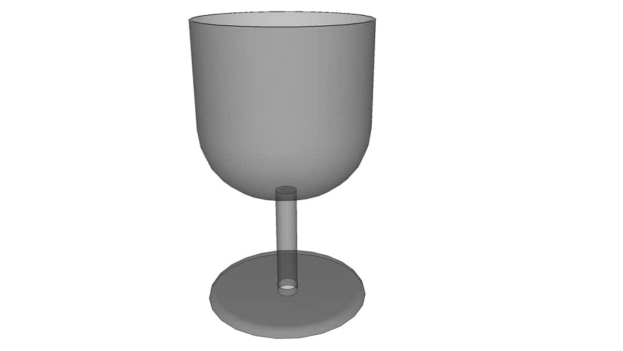 Glass of Wine 3D