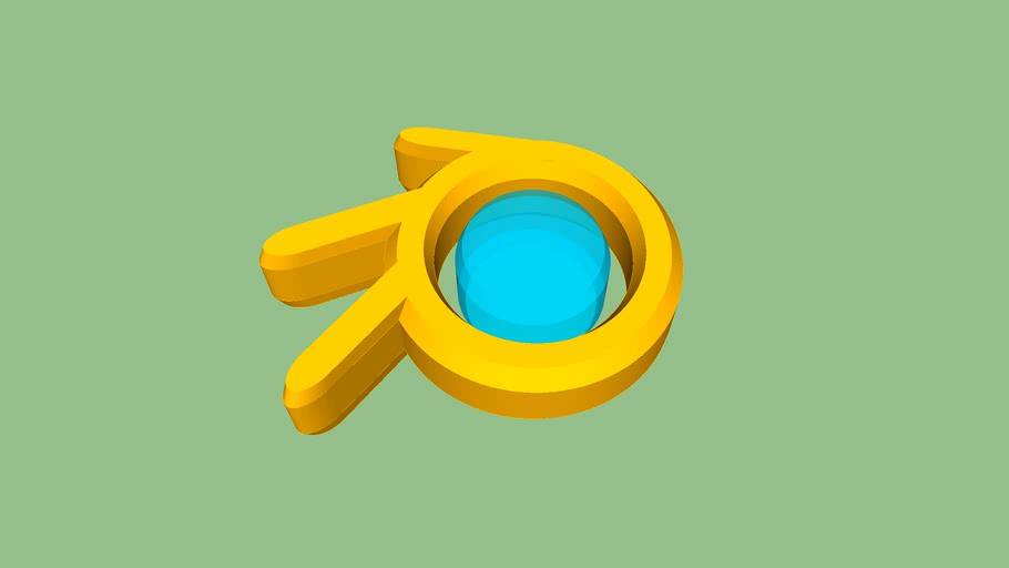 Logo Blender (3D)