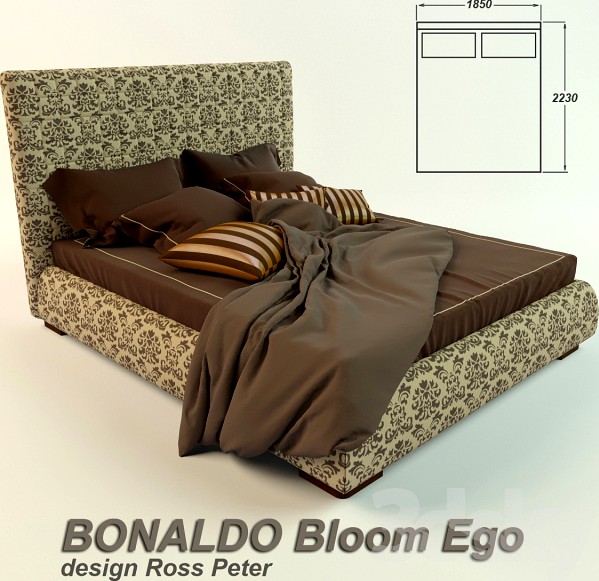 Bed BONALDO Bloom Ego