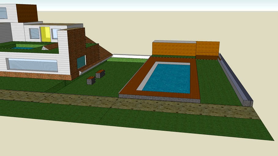 Modernenes Einfamilienhaus