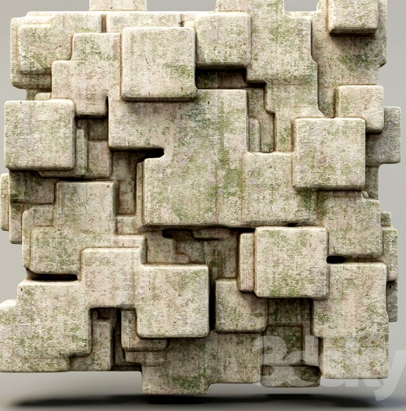 Stone square panel