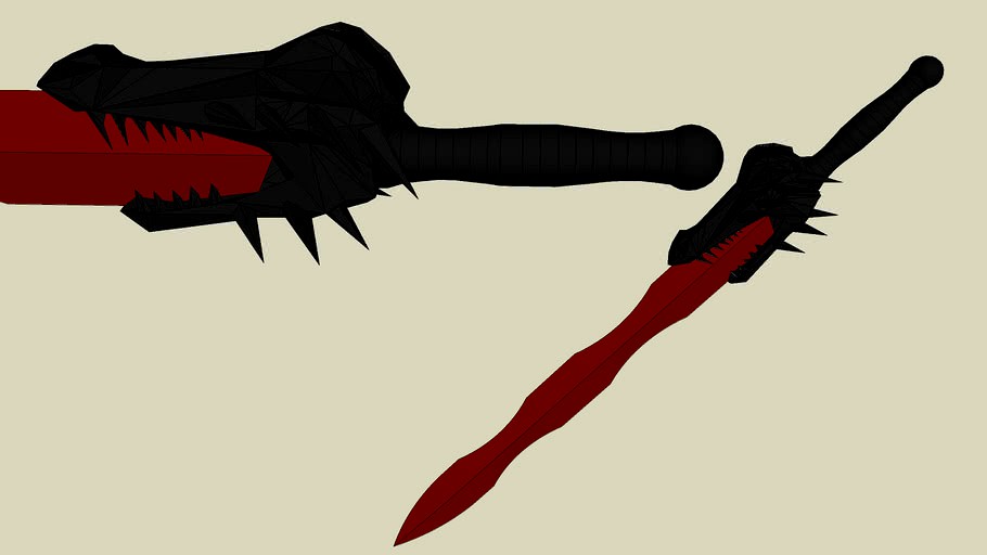 Runescape Dragon 2 Handed Sword