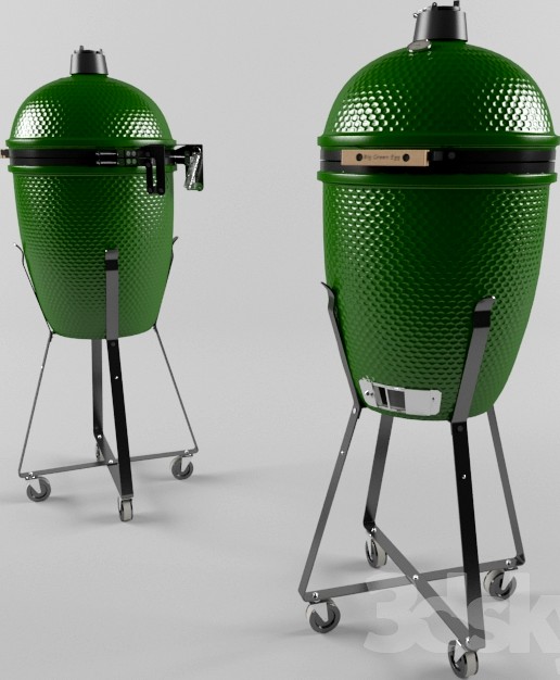 Ceramic grill Big Green Egg 3d model