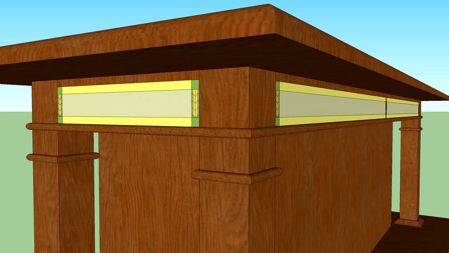 F.L. Wright Inspired Bar