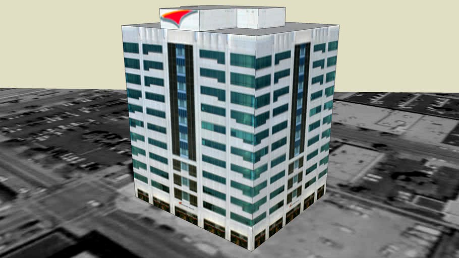 Banner Bank, Downtown Boise 3d model