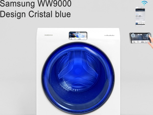 Samsung WW9000 Design Crystal Blue