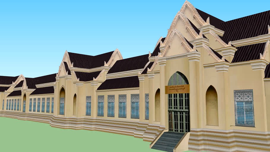 ตึกถาวรวัตถุ (Thawon Watthu Building) 3d model