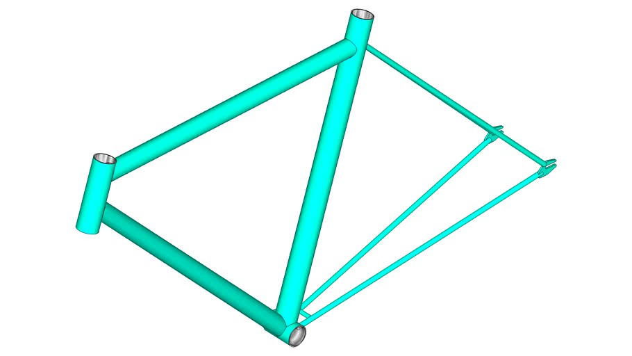 fixie bicycle frame