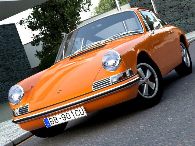 Porsche 911 1963 3D Model