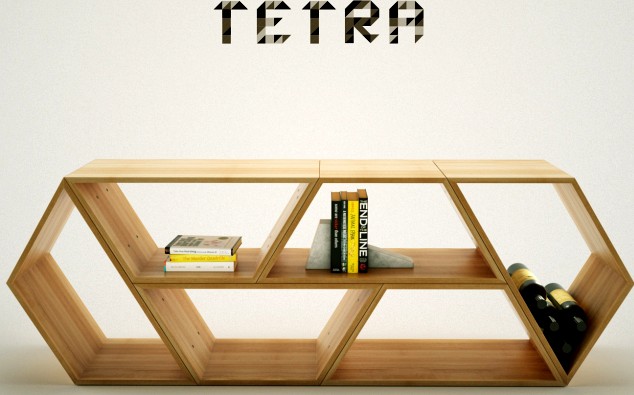 Bookcase TETRA