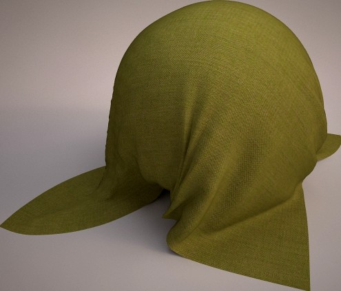 Vray fabric Kvadrat remix green - tileable