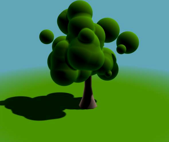 Animated Cartoon-like Blob Tree