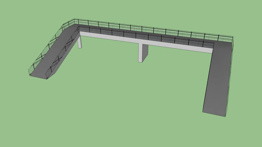 Small pedestrian bridge