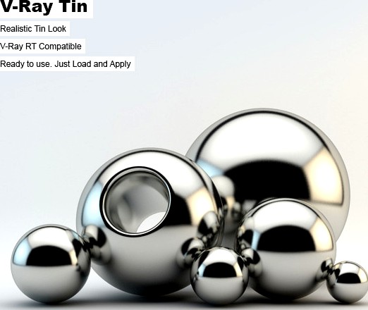 V-Ray Tin Material