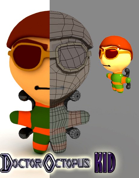 Doctor Octopus Kid Model