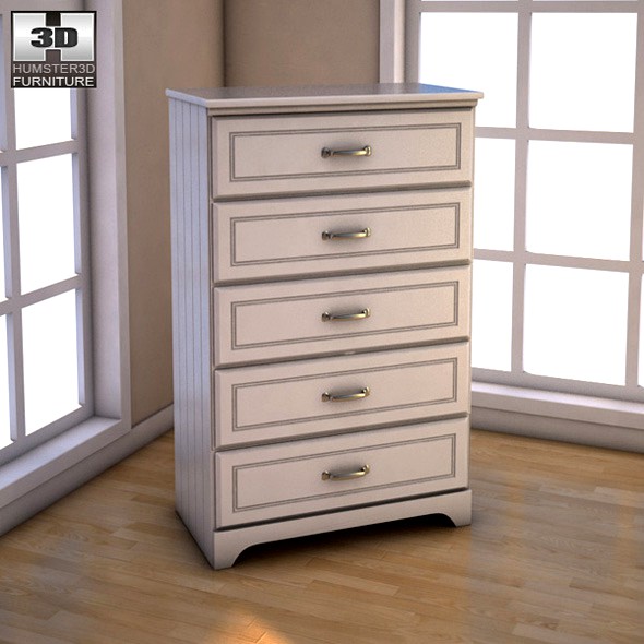 Ashley Lulu Chest 3D model.