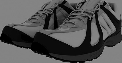 Realistic Sports Shoe Model