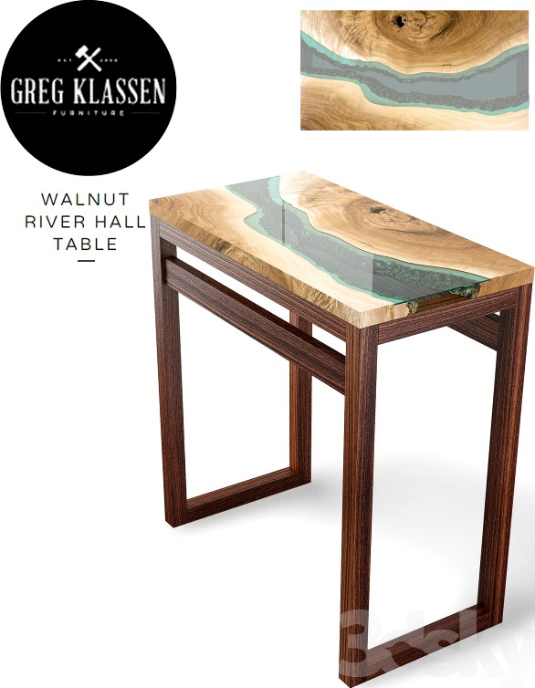 _Greg Klassen_Walnut River Hall Table_