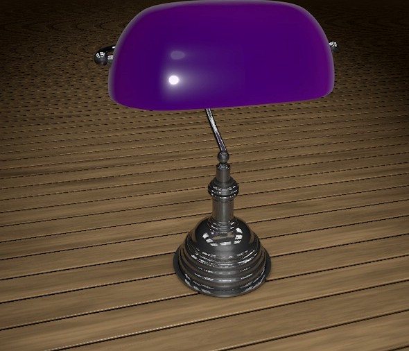 Desk Lamp Purple
