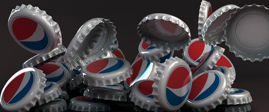 Bottle tin cap pepsi
