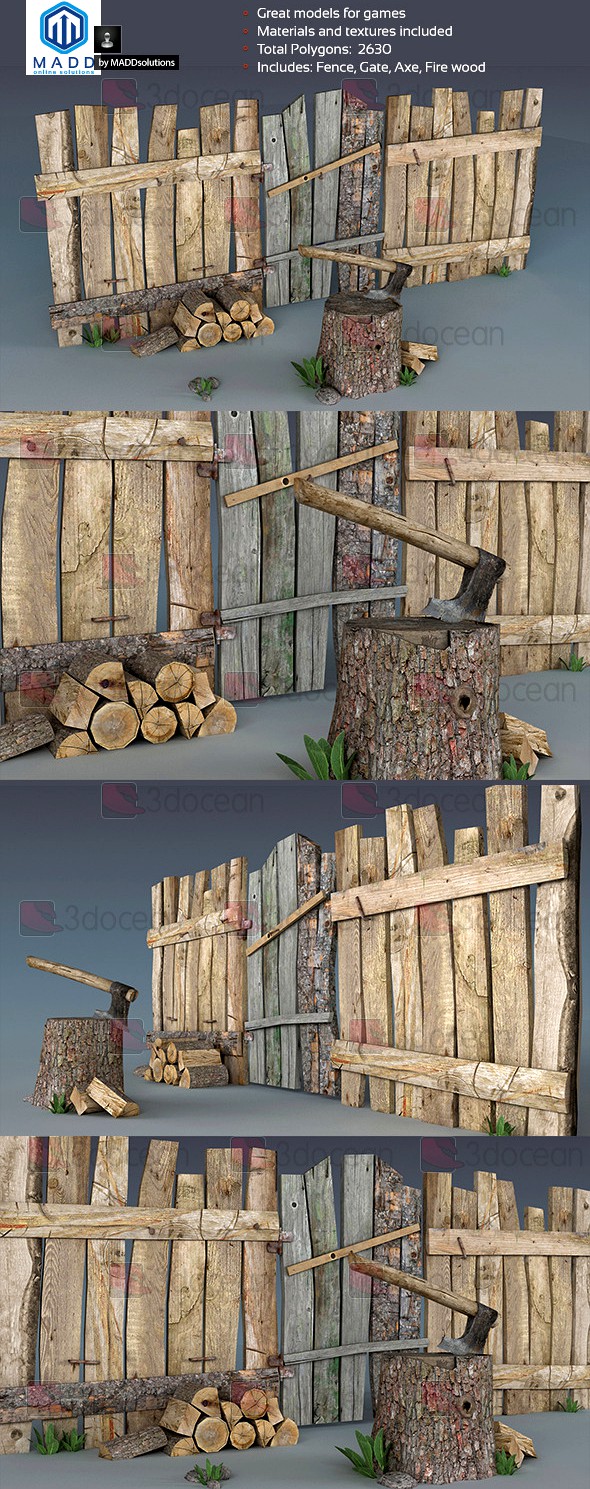 Wood Props Pack