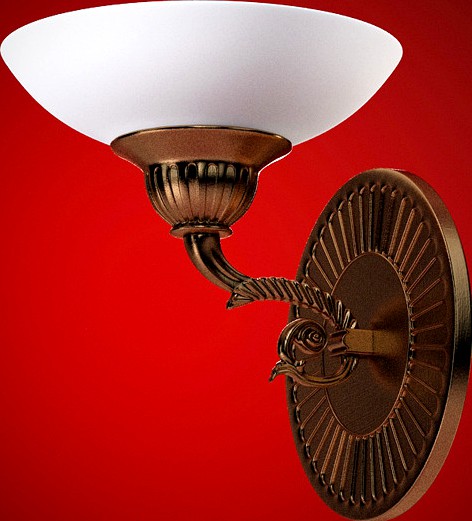 High quality 3dmodel of classic sconce Posson