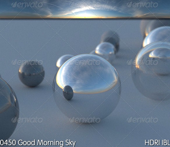 HDRI IBL 0450 Good Morning Sky