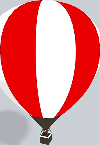 3D Balloon Low Poly