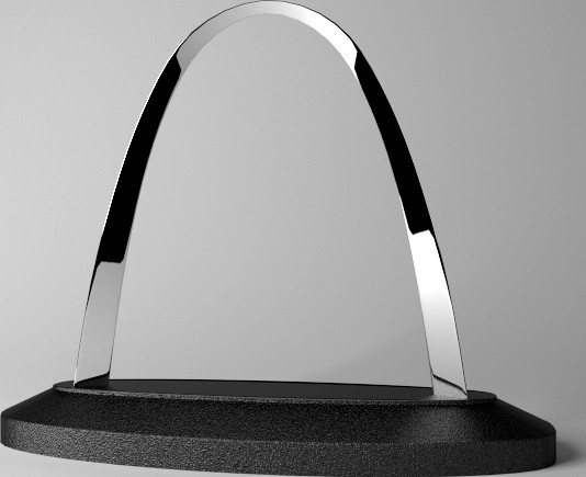 Scale 3D Gateway Arch Model