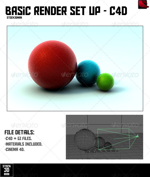 Basic Cinema 4D Render Set Up