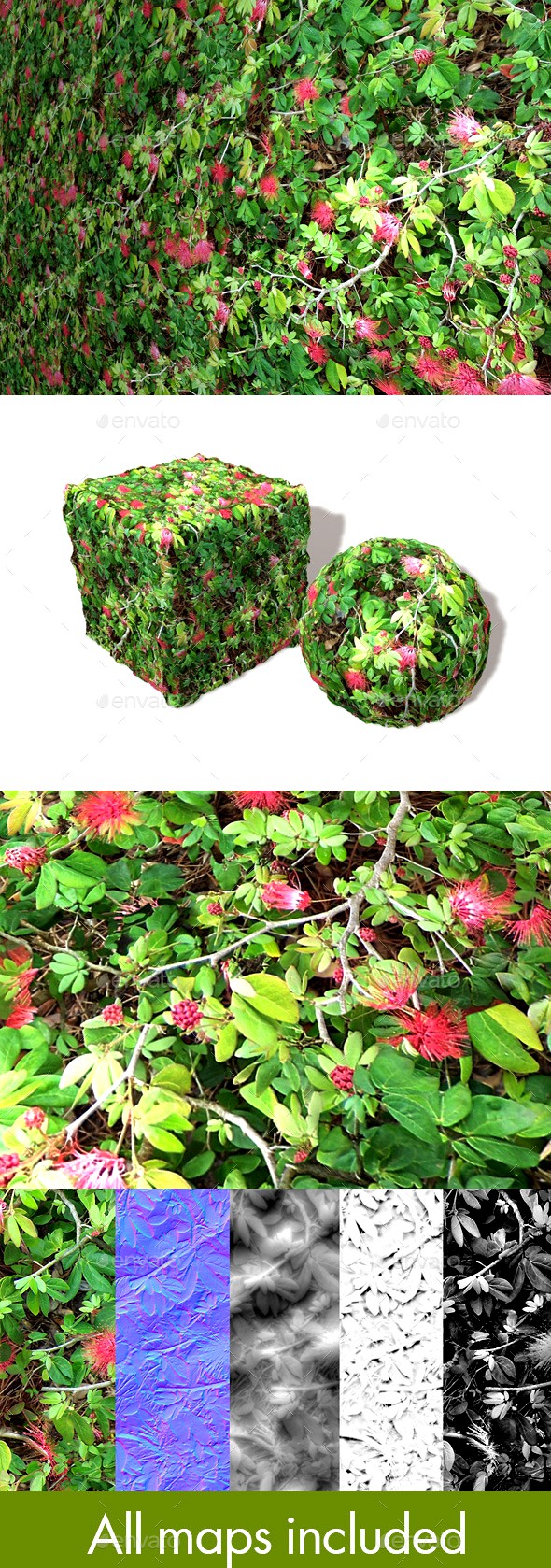 Fluffy Pink Flowers Seamless Texture