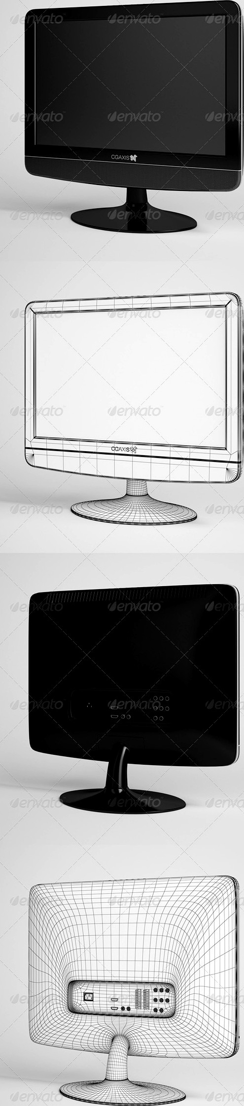 CGAxis Flatscreen TV Electronics 05