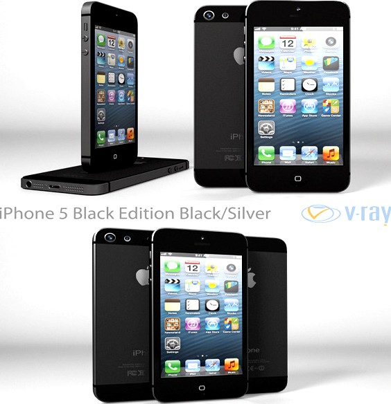 Apple iPhone 5 Black Edition Black/Silver Vray