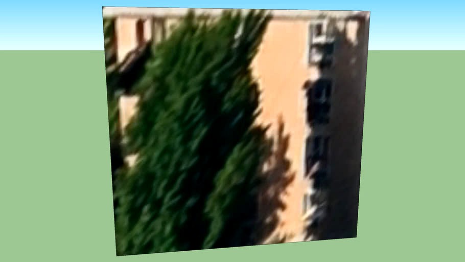 Panelház XII 3d model
