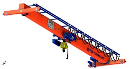 Bridge crane - Single girder electric bridge crane  with lowhead hoist type C