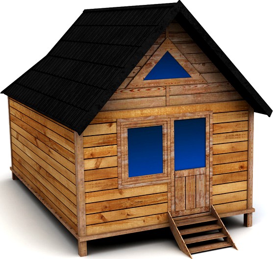 Wooden House Medium