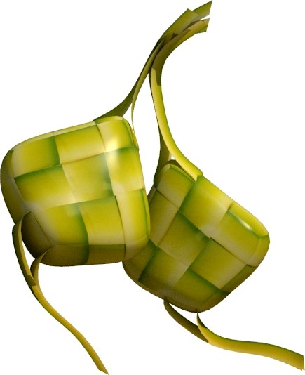 Low poly Ketupat