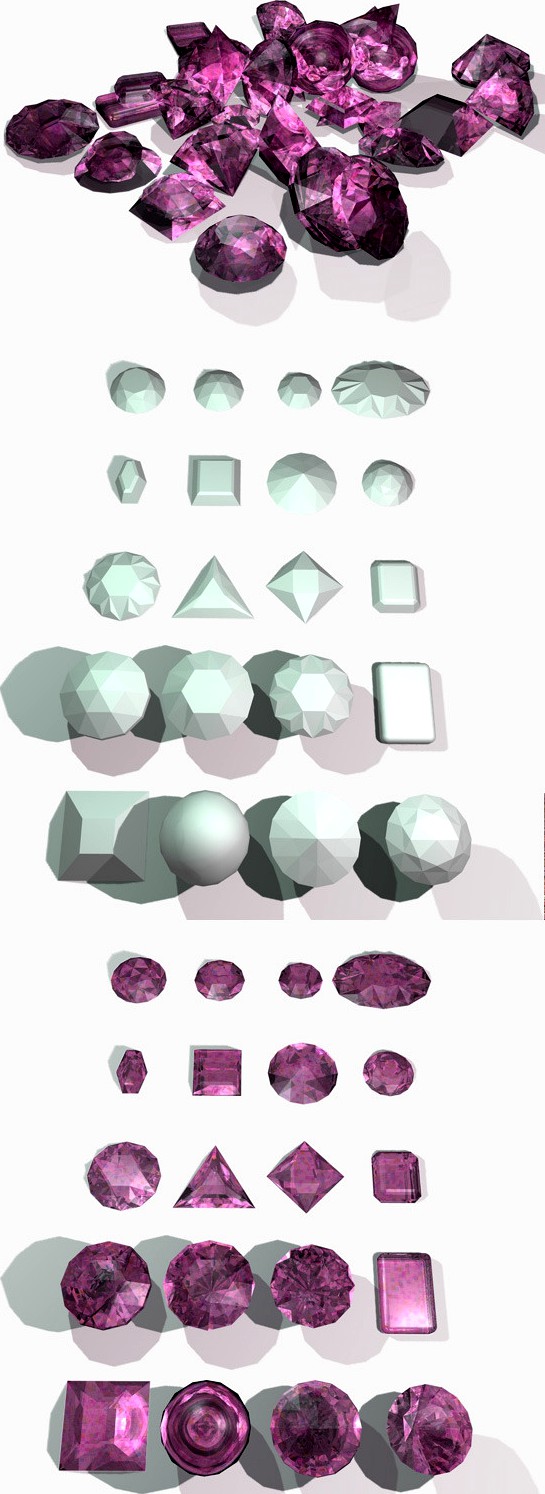 20 Different Cut Jewels